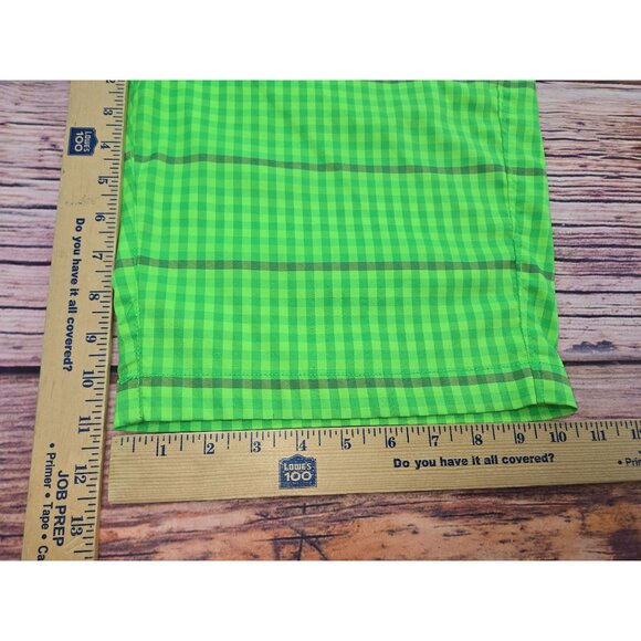 Under Armour Mens Green Plaid Golf Shorts 32 - Picture 8 of 8